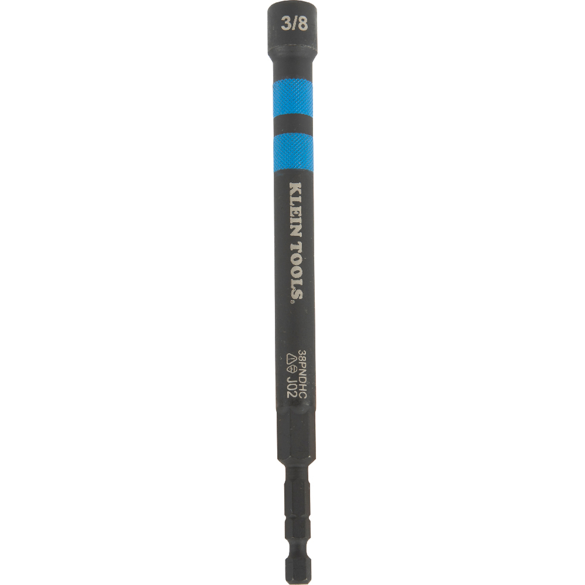 Klein Tools, 3/8in. Hollow Magnetic Color-Coded Power Nut Dri, Model# 38PNDHC